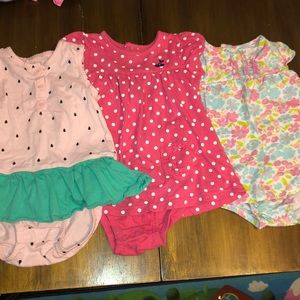 3 dress onesies